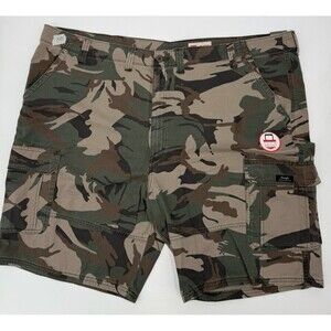 Wrangler Shorts Size 50 Men's Camo Cargo 9.5" With Stretch